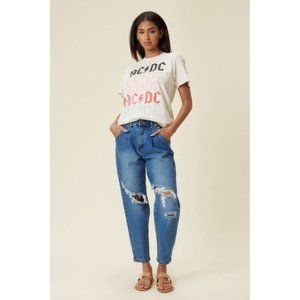 Vibrant M.i.U Distressed Slouchy Women's Jean